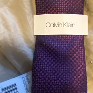 Brand new Calvin Klein purple neck tie